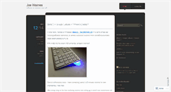 Desktop Screenshot of joewalnes.com